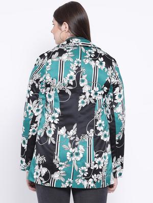 floral casual blazer - 17544672 - Standard Image - 3