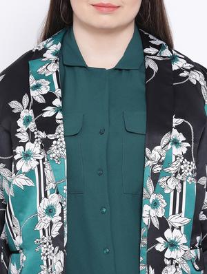 floral casual blazer - 17544672 - Standard Image - 5