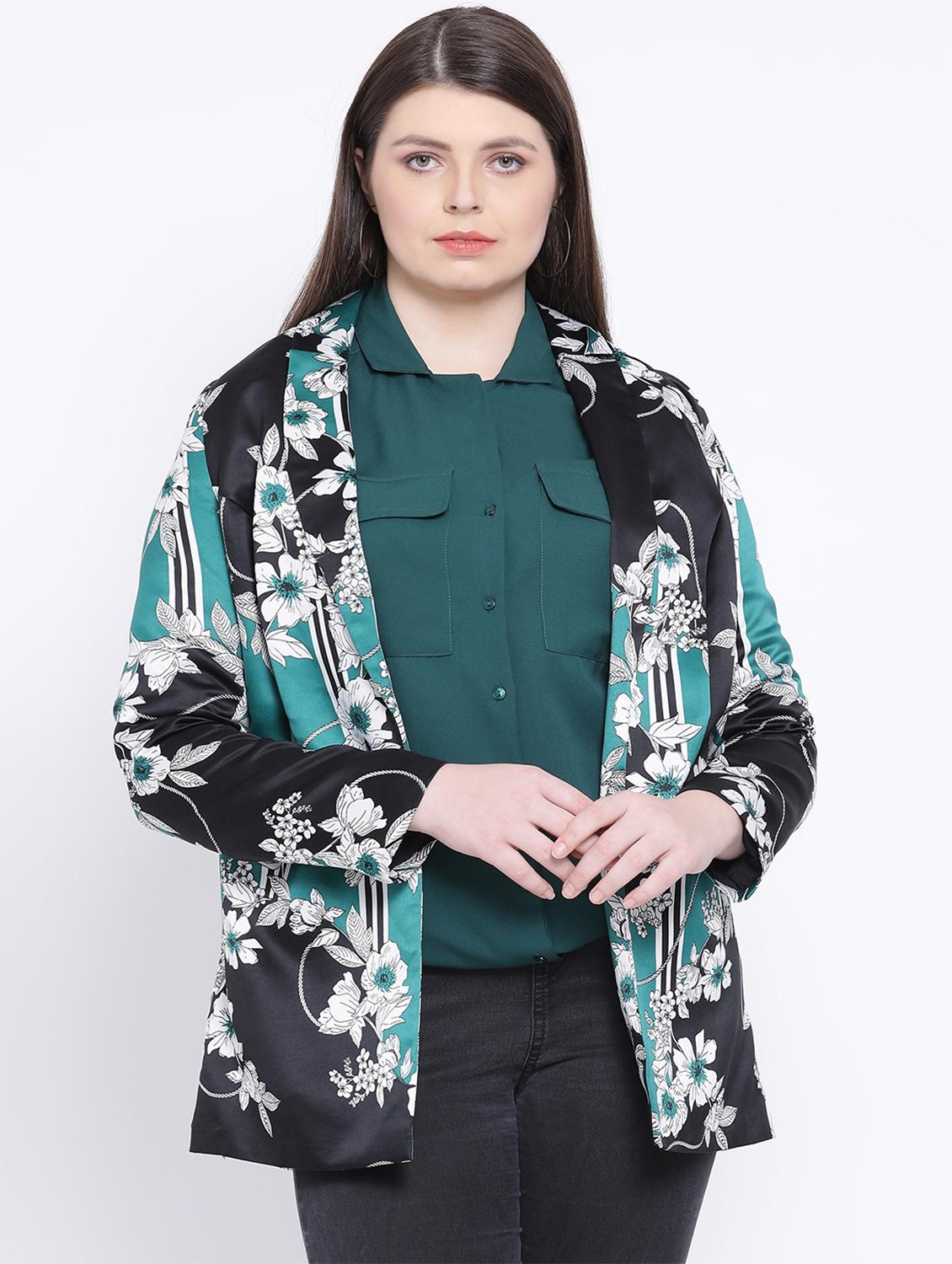 floral casual blazer - 17544672 - Zoom Image - 1