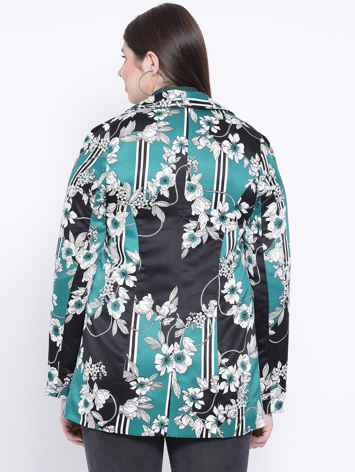 floral casual blazer - 17544672 - Zoom Image - 3