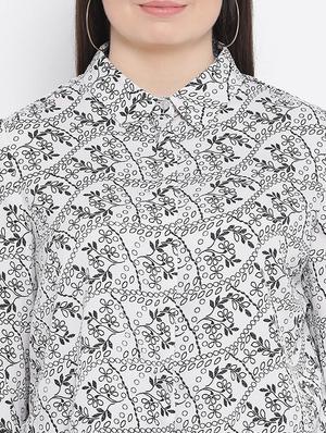 white polyester regular shirt - 17544686 - Standard Image - 5