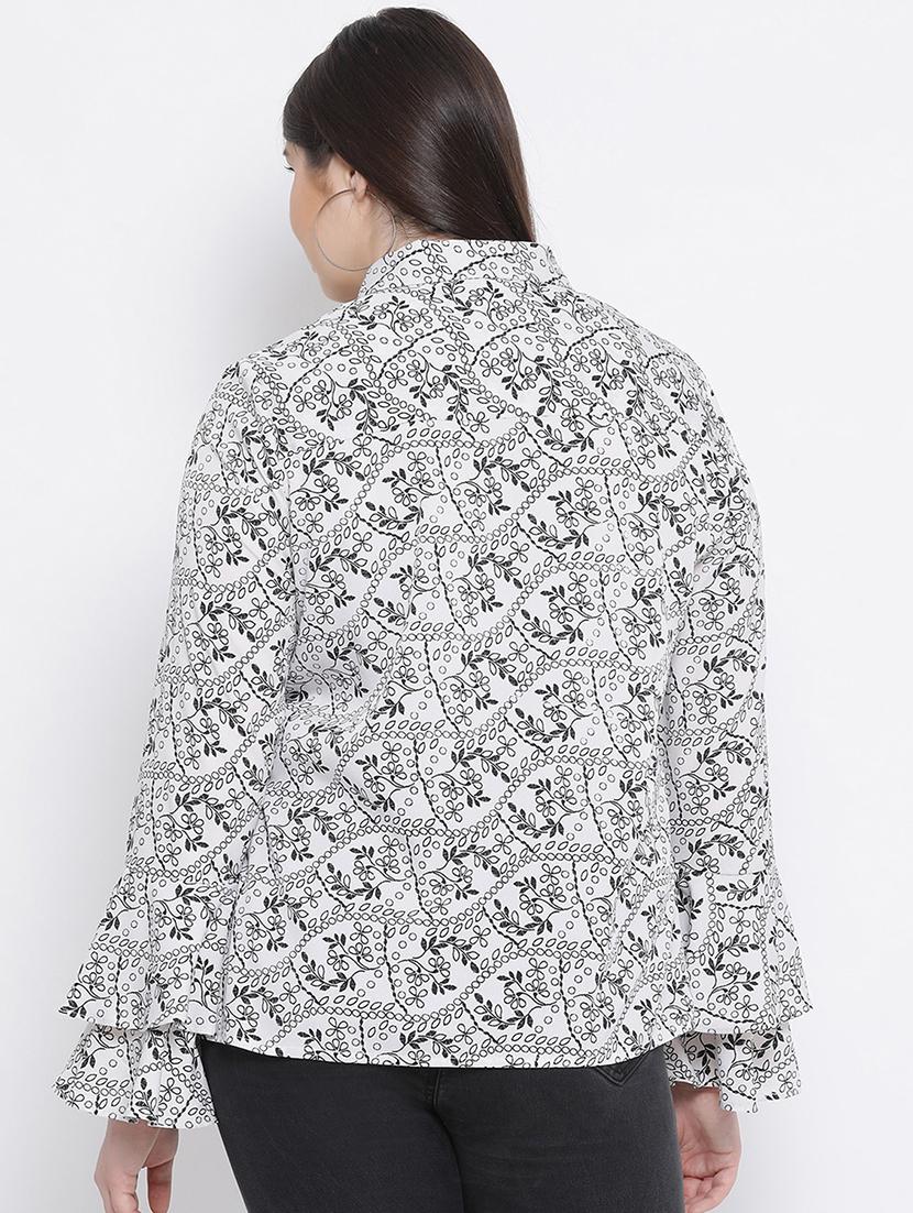 white polyester regular shirt - 17544686 - Zoom Image - 3