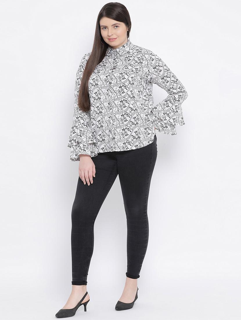 white polyester regular shirt - 17544686 - Zoom Image - 4