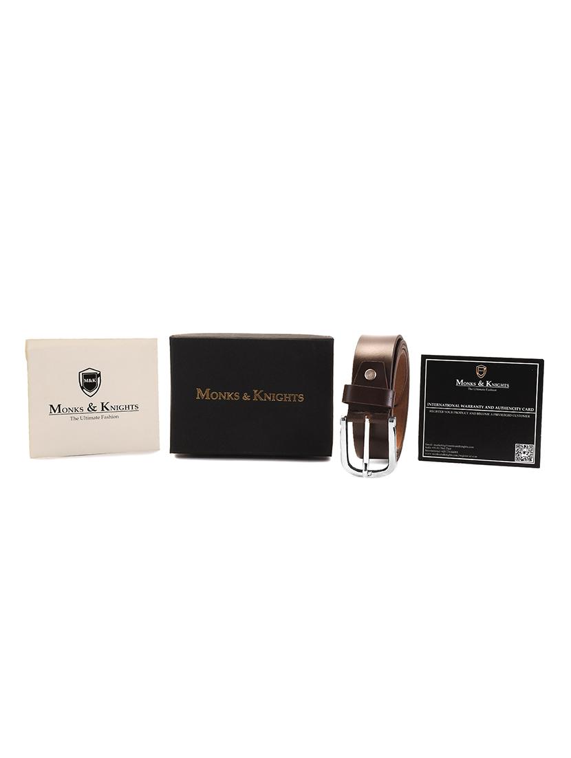 brown leather belt - 17544808 - Zoom Image - 4