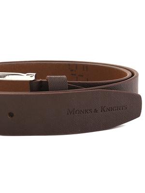 brown leather belt - 17544826 - Standard Image - 3