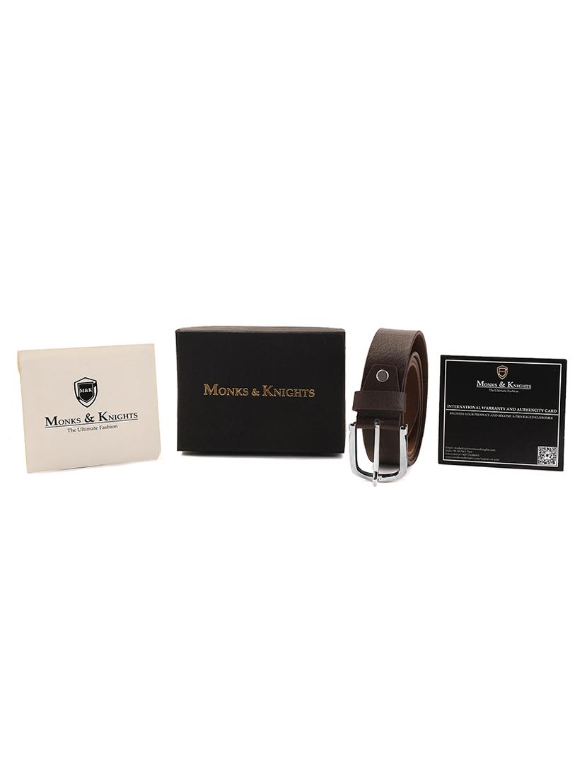 brown leather belt - 17544826 - Zoom Image - 4