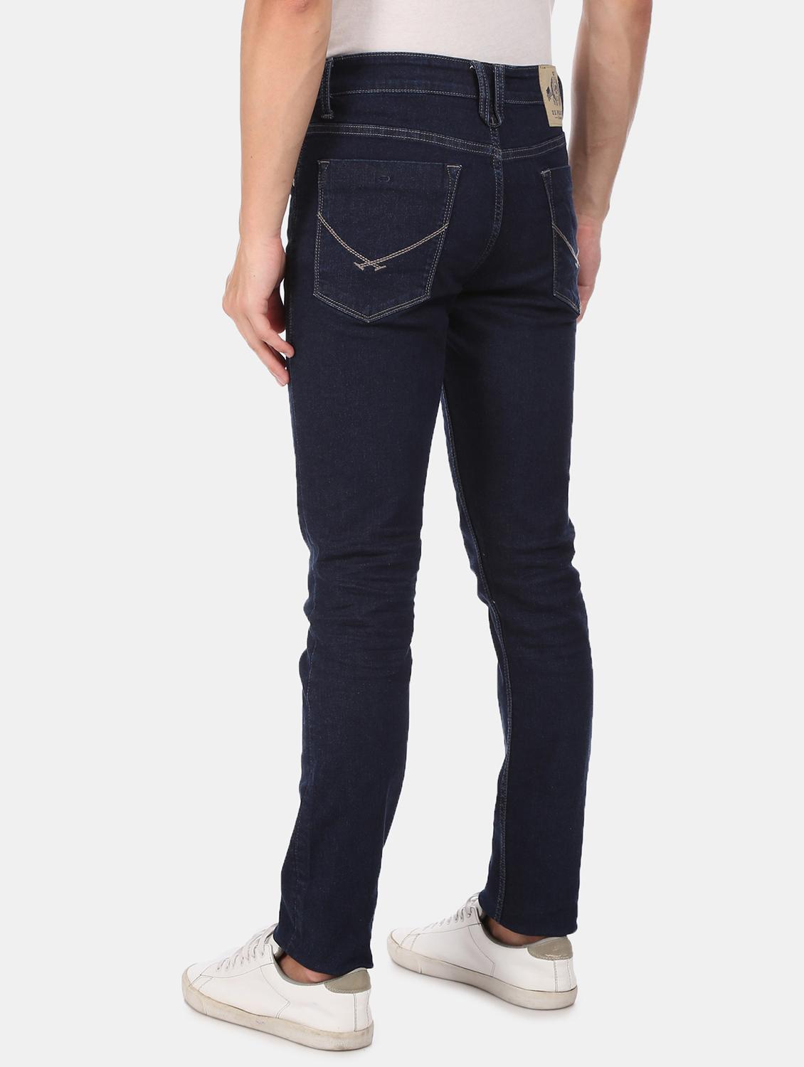 blue plain denim jeans - 17546312 - Zoom Image - 3