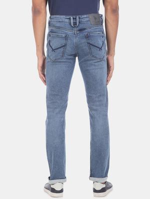blue light washed denim jean - 17546555 - Standard Image - 4