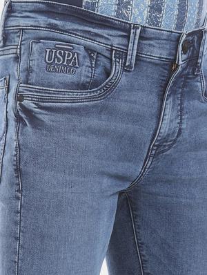 blue light washed denim jean - 17546555 - Standard Image - 6