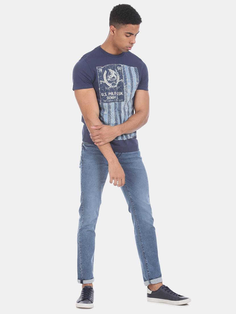 blue light washed denim jean - 17546555 - Zoom Image - 5
