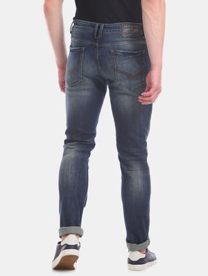 blue light washed denim jean - 17546570 - Standard Image - 4