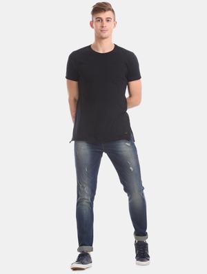 blue light washed denim jean - 17546570 - Standard Image - 5