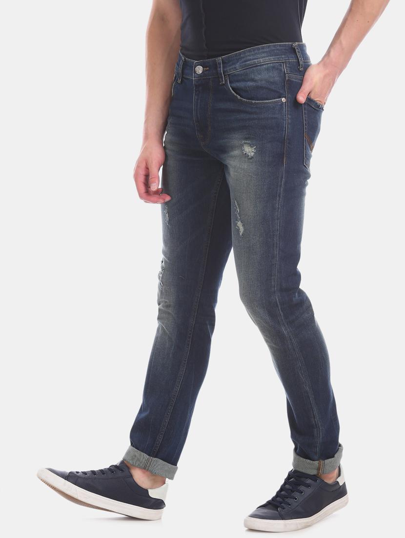blue light washed denim jean - 17546570 - Zoom Image - 2