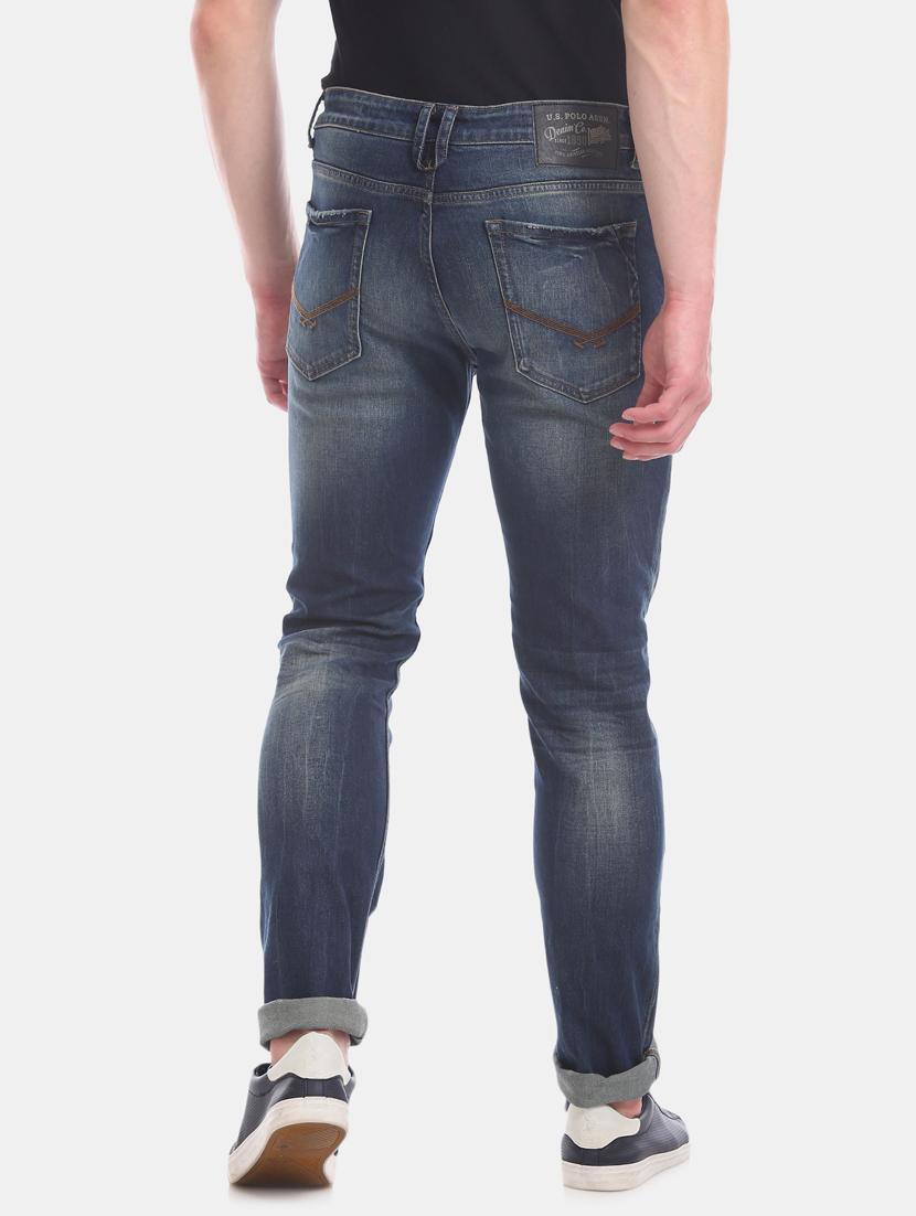 blue light washed denim jean - 17546570 - Zoom Image - 4