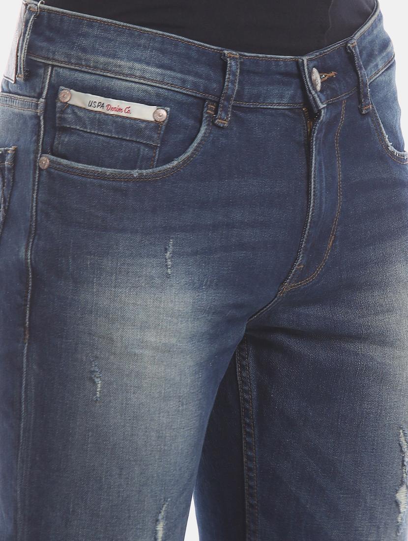 blue light washed denim jean - 17546570 - Zoom Image - 6