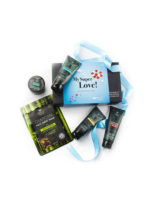 bombay shaving company 5-in-1 charcoal skin detox valentine's day gift kit for men & women - 17546653 - Standard Image - 1