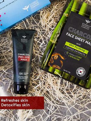 bombay shaving company 5-in-1 charcoal skin detox valentine's day gift kit for men & women - 17546653 - Standard Image - 4