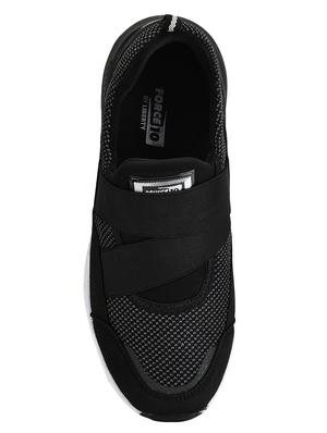 black slip on sport shoe - 17546832 - Standard Image - 4