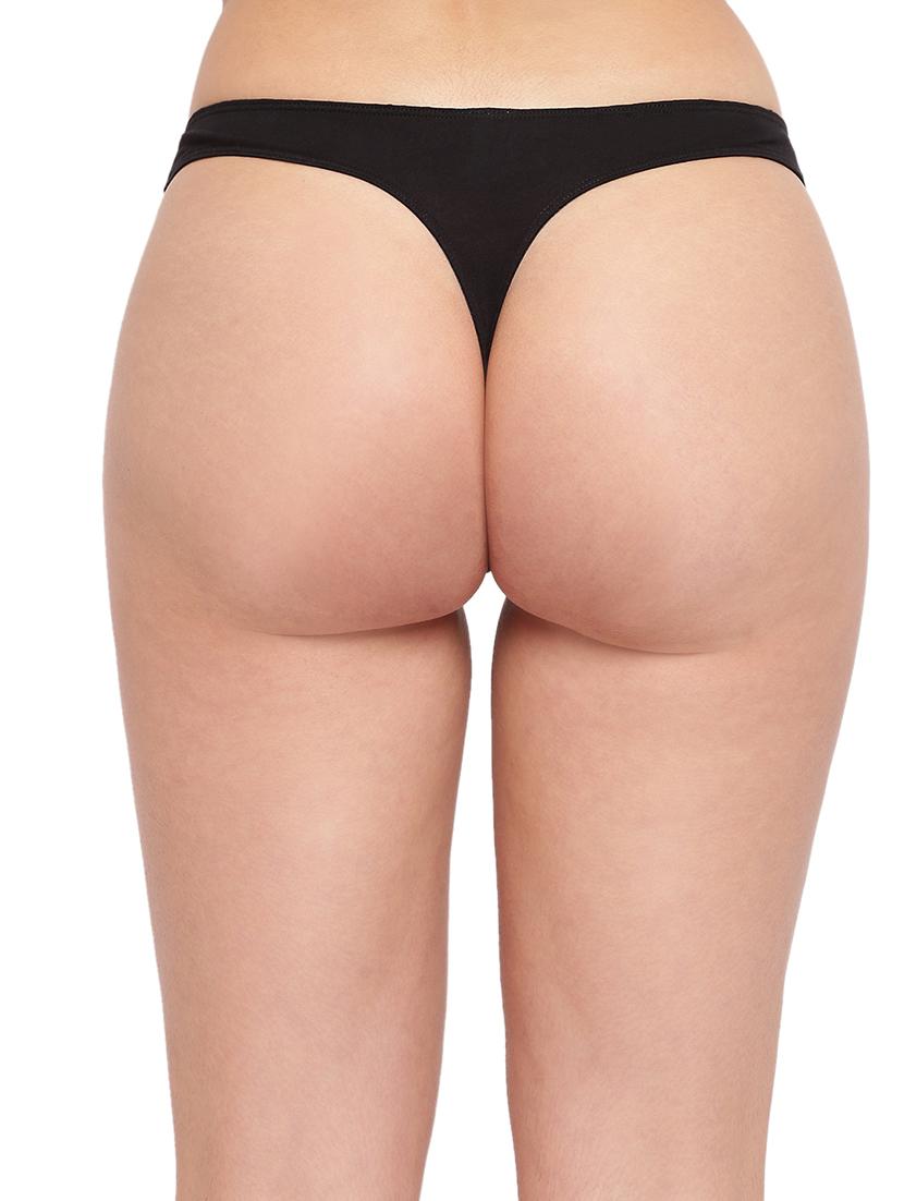 set of 3 solid thongs panty - 17546945 - Zoom Image - 4