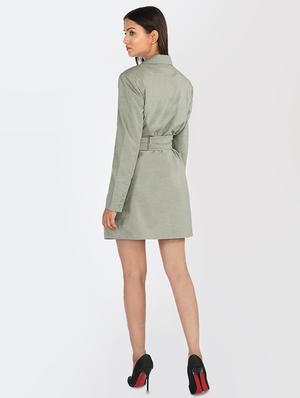 color block coat dress - 17547256 - Standard Image - 3