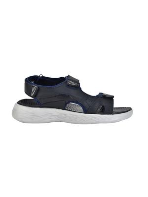 blue pu slip on sandals - 17547259 - Standard Image - 2