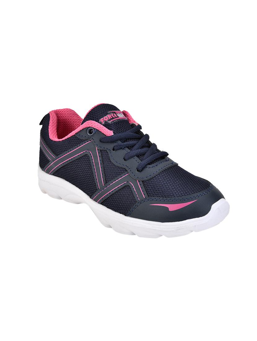blue mesh laceup sports shoes - 17547263 - Zoom Image - 1