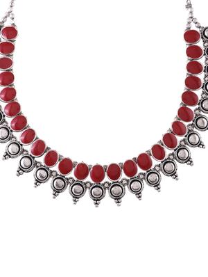 red brass short necklace - 17547325 - Standard Image - 3