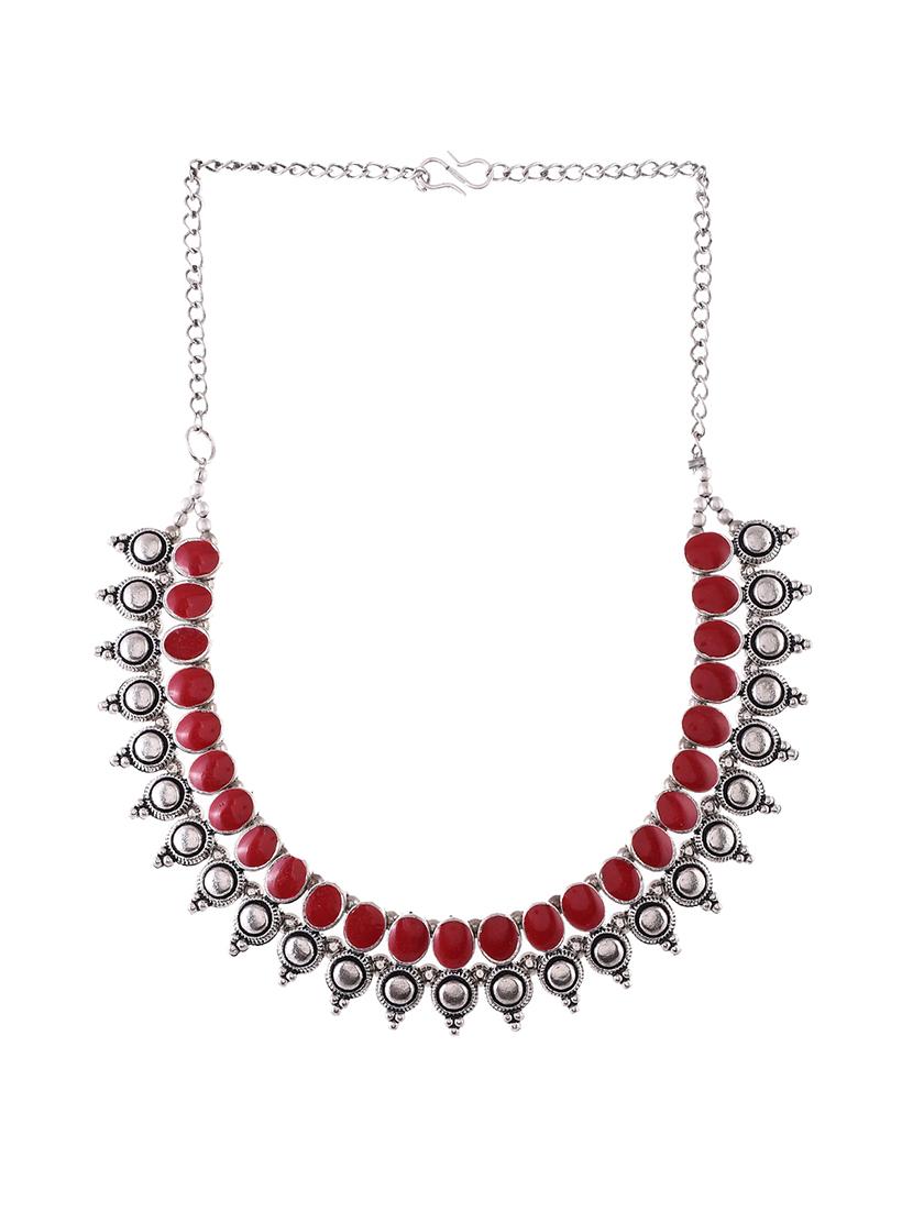 red brass short necklace - 17547325 - Zoom Image - 2