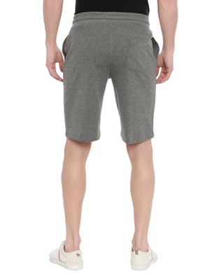 grey solid shorts - 17547345 - Standard Image - 3