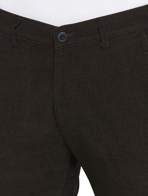 black solid corduroy trouser - 17547523 - Standard Image - 6