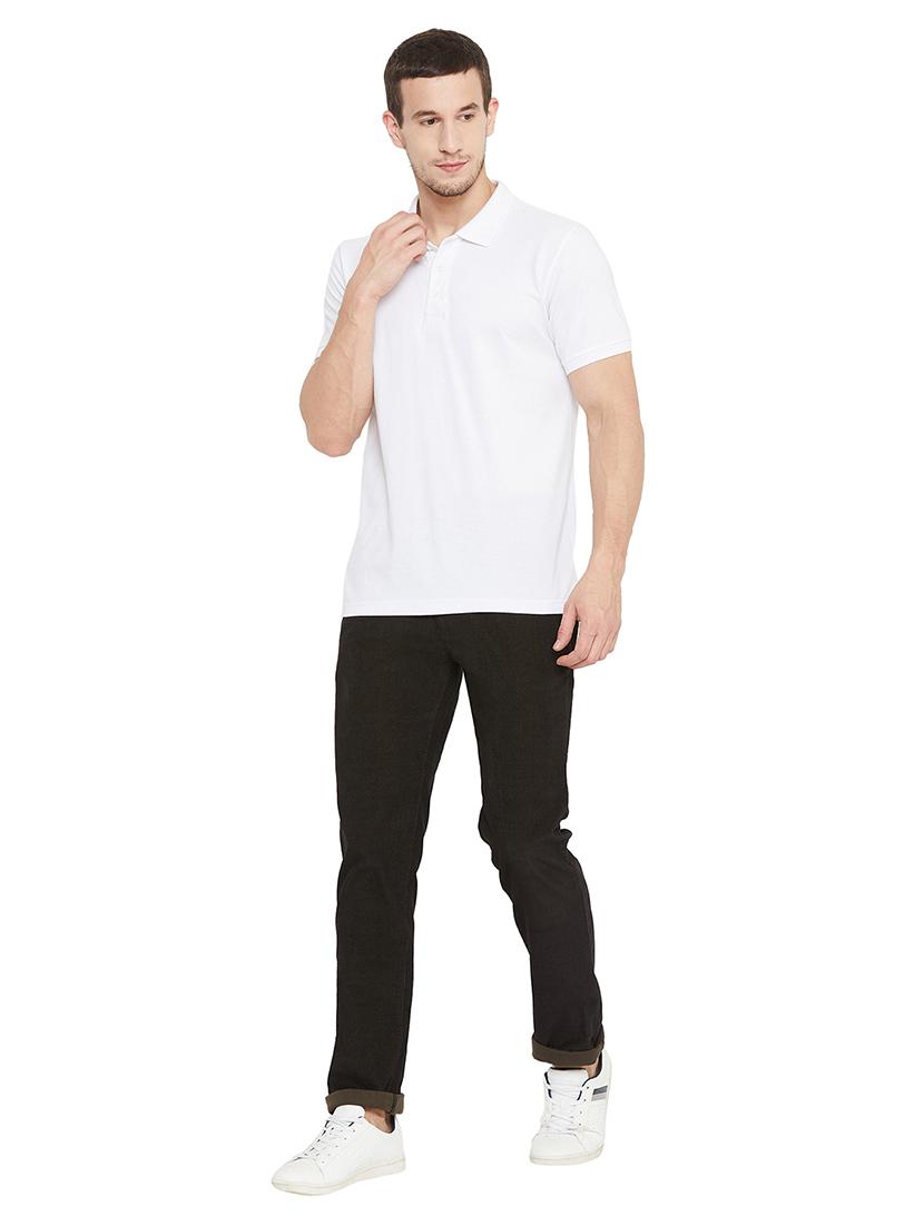black solid corduroy trouser - 17547523 - Zoom Image - 5