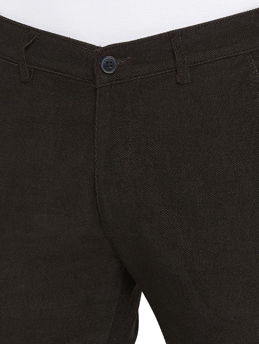 black solid corduroy trouser - 17547523 - Zoom Image - 6