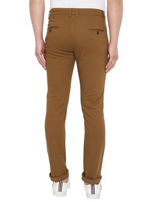 brown solid chinos - 17547527 - Standard Image - 4