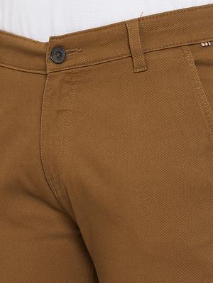 brown solid chinos - 17547527 - Standard Image - 6