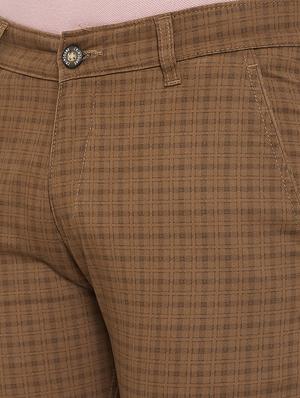 brown checkered chinos - 17547528 - Standard Image - 6