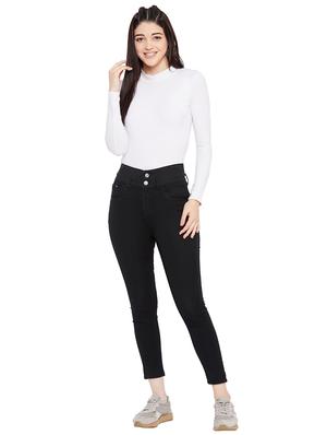 black cotton jeans - 17547540 - Standard Image - 5