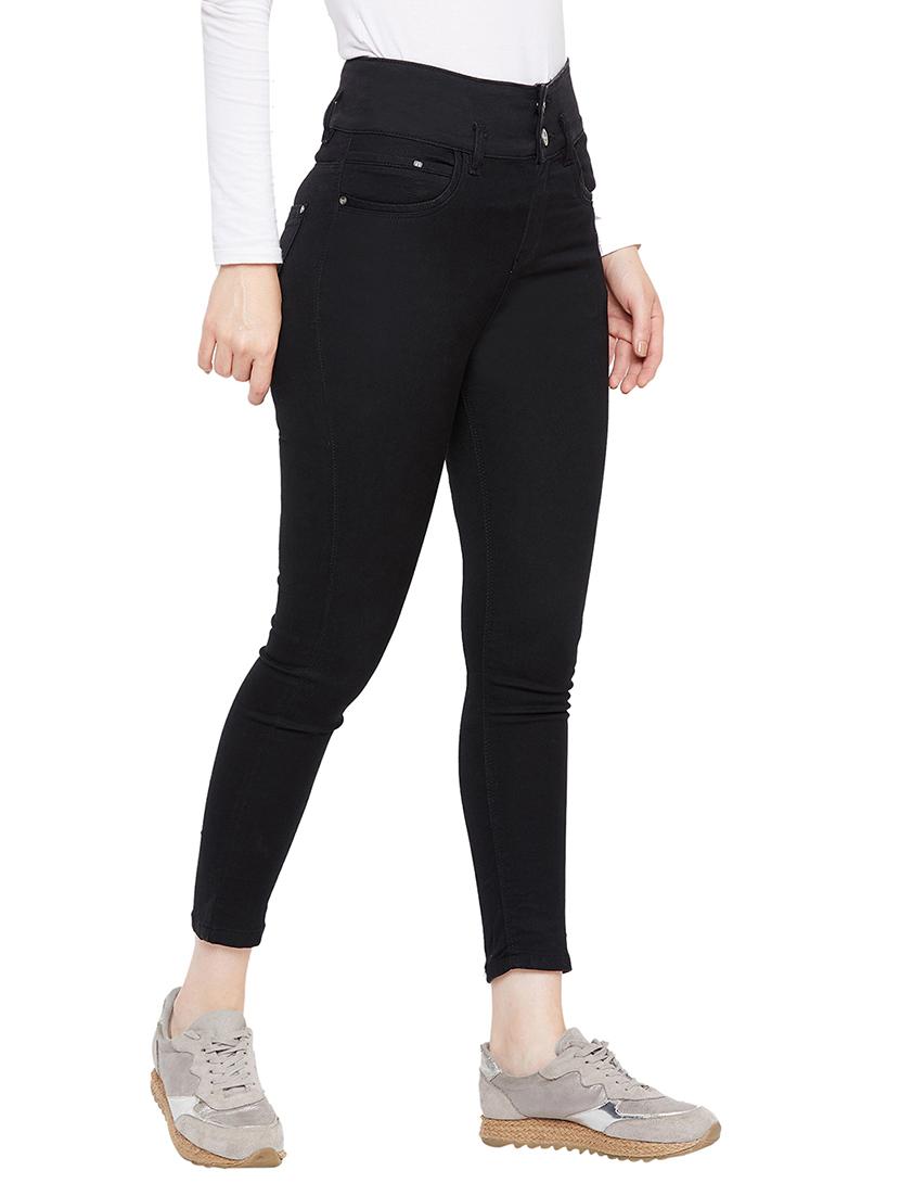 black cotton jeans - 17547540 - Zoom Image - 3