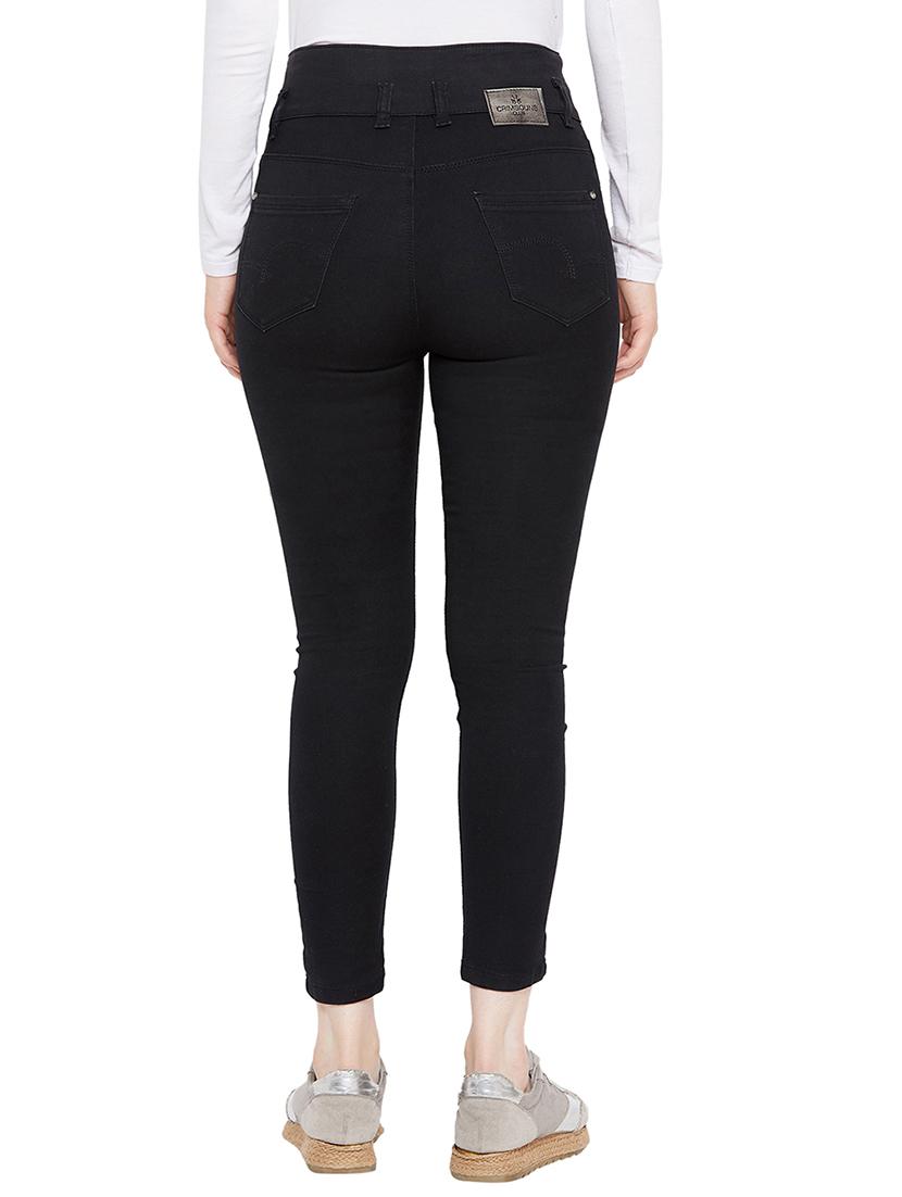 black cotton jeans - 17547540 - Zoom Image - 4