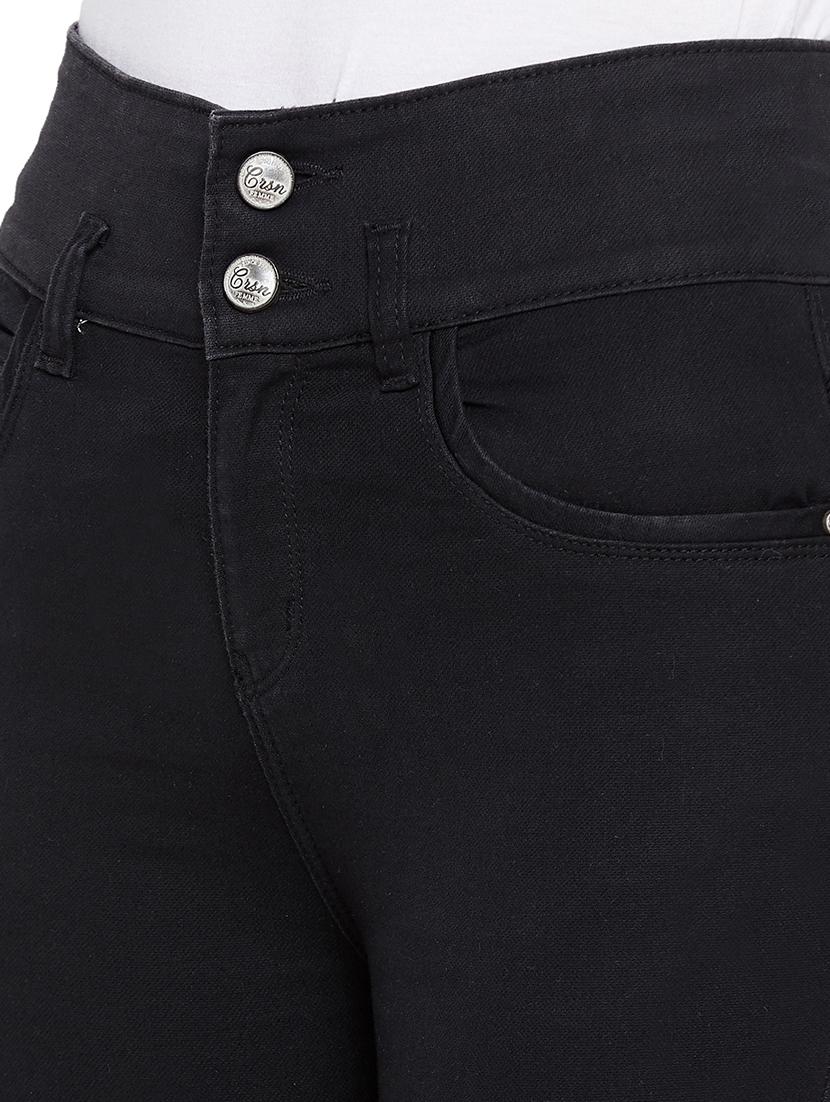 black cotton jeans - 17547540 - Zoom Image - 6