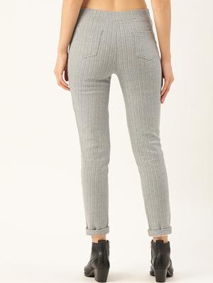 high rise self design jegging - 17547666 - Standard Image - 3