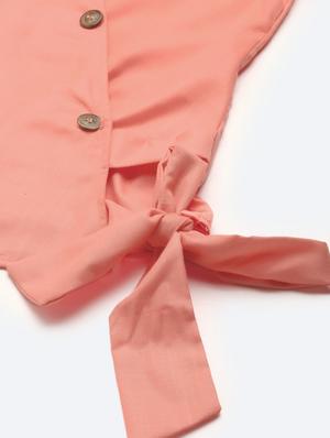 button up wrap top - 17547739 - Standard Image - 5