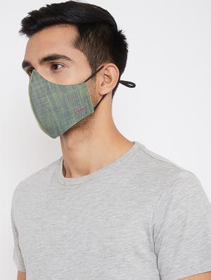 multi colored cotton anti-pollution men mask (pack of 3) - 17547767 - Standard Image - 2