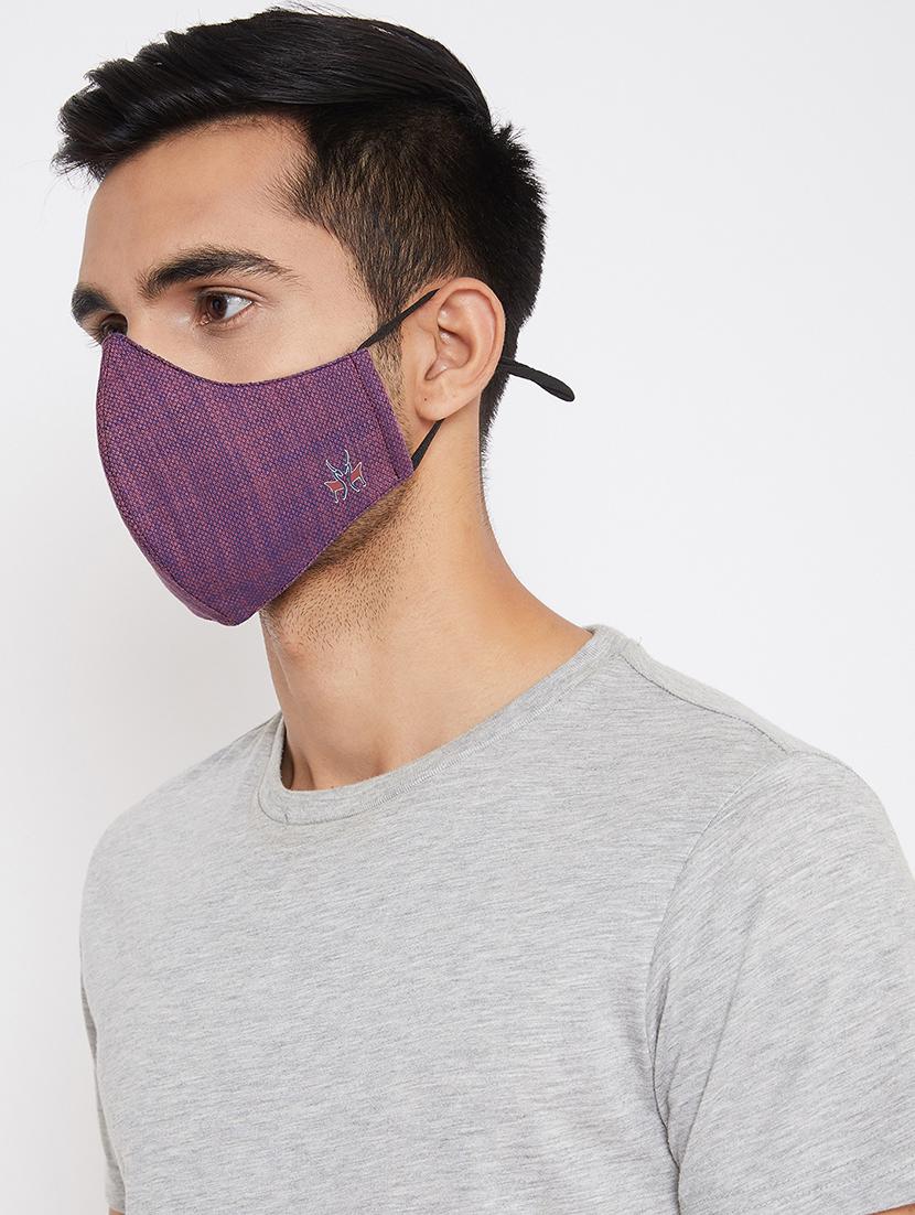 multi colored cotton anti-pollution men mask (pack of 3) - 17547767 - Zoom Image - 10