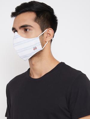 multi colored cotton anti-pollution men mask (pack of 3) - 17547769 - Standard Image - 2