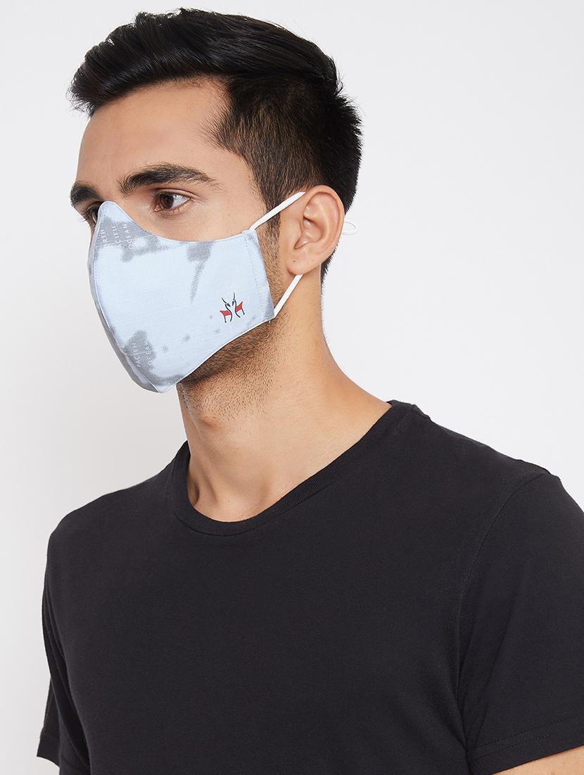 multi colored cotton anti-pollution men mask (pack of 3) - 17547769 - Zoom Image - 9