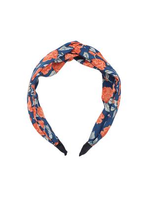 bellofox? orange roses headband orange color top knot hair accessories for women & girls , set of -1 - 17547966 - Standard Image - 3
