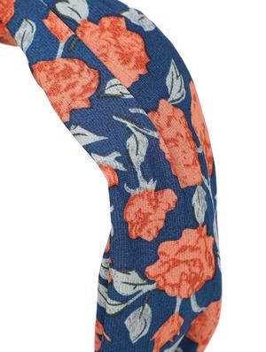 bellofox? orange roses headband orange color top knot hair accessories for women & girls , set of -1 - 17547966 - Standard Image - 4