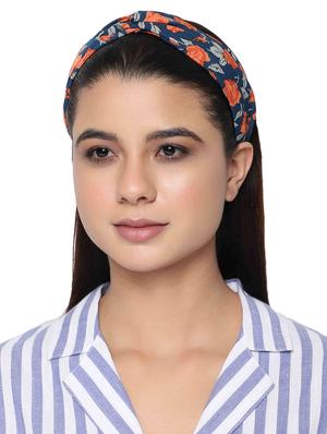 bellofox? orange roses headband orange color top knot hair accessories for women & girls , set of -1 - 17547966 - Standard Image - 5