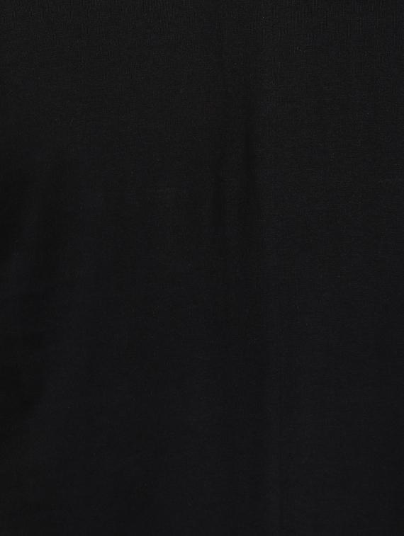 black solid t-shirt - 17548041 - Zoom Image - 5