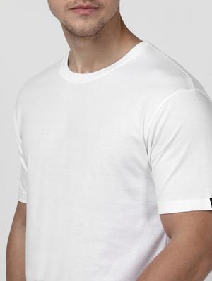 white solid t-shirt - 17548043 - Standard Image - 4